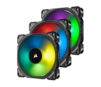 Corsair CO-9050076-WW ML120 PRO RGB LED 120MM PWM Premium Magnetic Levitation Fan - Black in OMAN