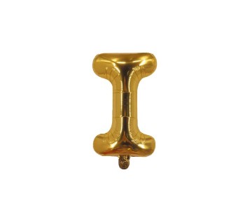 Party Time I-G-803409 Letter I 16 Inch Foil Balloon Gold in UAE