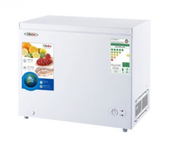 Express Delivery - Clikon CK6009 255 Litres Chest Freezer, White - ID 8763