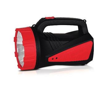 Geepas GSL5564 5 Watt Rechargeable Search Light With LED - Red & Black in UAE