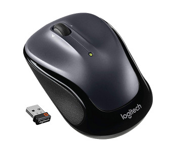 Express Delivery - Logitech 910-002142 M325 2.4GHz Wireless Mouse - Dark Silver - ID 33612