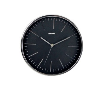 Geepas GWC26012 Wall Clock 3D Silver Black in UAE