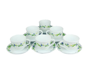 Lucca Cripper 12 Pieces Opel Cup & Saucer Set in UAE