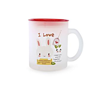 Royalford RF4845 Glass Frosty Mug With Cap - Multicolor in UAE