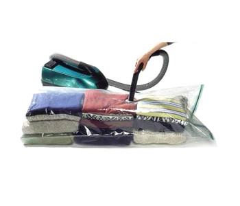 Vacuum Air Seal Compressed Travel Clothes Storage Bag - 50 X 60 Cm in OMAN