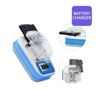 Top Headphone Deals For Universal Battery Charger With Usb Port And Lcd Display - Blue - ID 35063