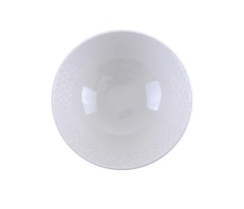 Express Delivery - Royalford RF4492 9-inch Melamine Ware Bowl - White Pearl - ID 2483