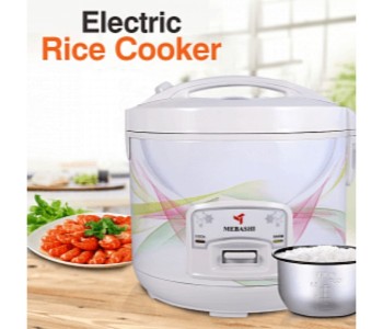 Mebashi ME-RC718 1.8 Liter Electric Rice Cooker 700 W White in UAE