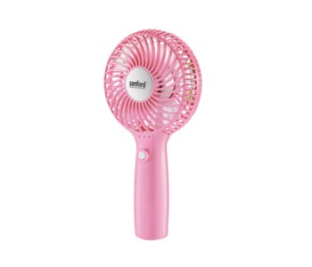 Sanford SF947HFN 4 Watts Rechargeable Hand Fan With USB - Pink in UAE