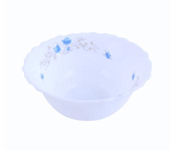 Royalford RF5685 8-inch Opal Ware Romantic Soup Bowl - White in UAE