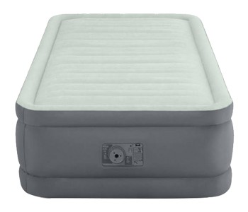Intex ZX-64902 Inflatable Twin Size Premaire I Fiber-Tech Airbed - Grey in OMAN