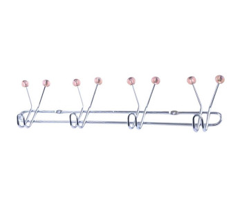 Express Delivery - Royalford RF1427-MH4 Metal Hanger 4-Hooks - Silver - ID 36903