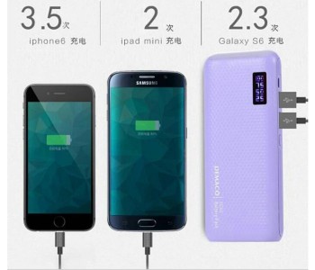 Quick Charging Turbo Power Bank 20000 MAh For Smartphones And Tablets With 20 Cm Micro USB Cable M18 Multicolor in UAE