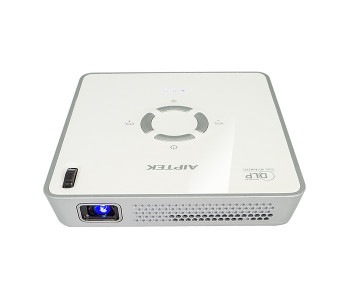 Aiptek I120 Mobile Cinema Smart Pocket Projector With Full Wireless Connectivity - White in UAE