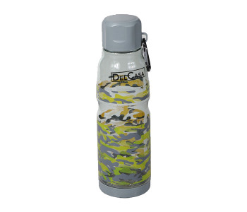 Delcasa DC1348 700ml Printed Water Bottle - Grey in UAE