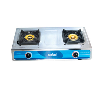 Sanford SF5220GC Stainless Steel Double Burner Gas Stove in UAE
