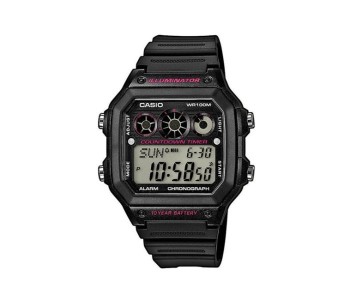 Casio AE-1300WH-1A2DF Mens Casual Digital Watch Black in OMAN