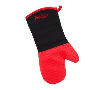 Prestige PR8023 Silicon Oven Gloves, Black & Red in UAE