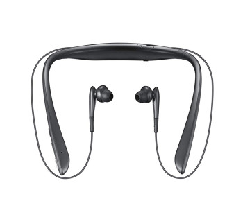 Express Delivery - Level U Wireless Bluetooth In-Ear Headphones Neckband With Mic - Black - ID 32294