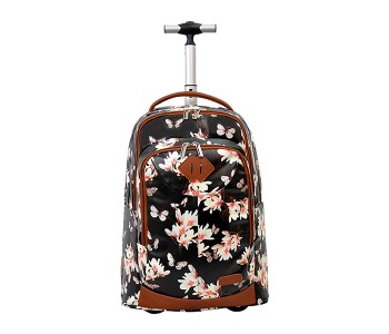 Fusion FUMK0809 20-inch Magnolia Trolley Bag - Black in OMAN