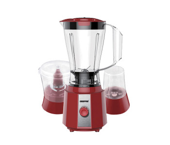 Geepas GSB9891 3-in-1 Juicer With Safety Lock - Red in KSA