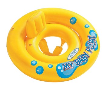 Intex ZX-59574 36.5-inch Inflatable My Baby Float - Yellow in KSA