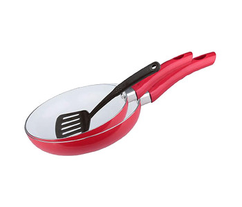 Royalford RF9317 2 Pieces Fry Pans With Nylon Turner in KSA