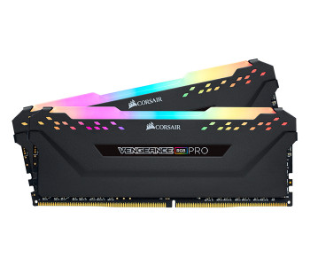 Corsair CMW16GX4M2C3200C16 Vengeance RGB PRO 16GB (2 X 8GB) DDR4 DRAM 3200MHz C16 Memory Kit - Black in OMAN