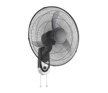 Geepas GF9604 18-inch 3 Speed Wall Fan - Black in UAE