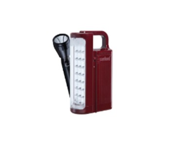 Express Delivery - Sanford SF5840SEC BS 2 in 1 Combo 24 Pieces Rechargeable LED Emergency Lantern & Flash Light, Red - ID 15612