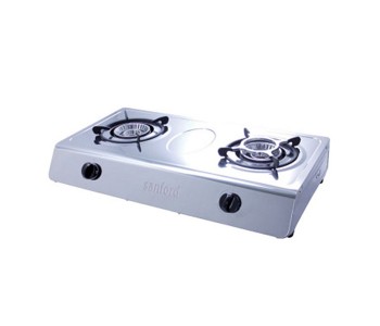 Sanford SF5401GC Stainless Steel Double Burner Gas Stove in UAE