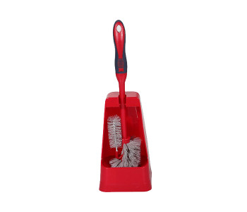 Royalford RF8834 One Click Series Toilet Brush - Red & Blue in UAE