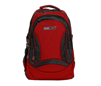 Para John PJSB6009A18 18-inch School Backpack - Red in KSA