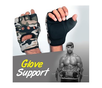 Taqdeer OS8015 Sports Series Glove Support - Black in OMAN