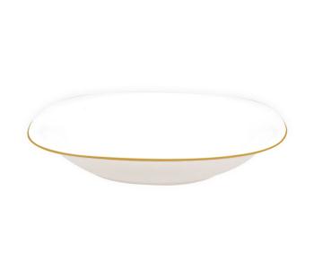 Royalford RF7873 8.5-inch Imperial Gold Soup Plate - White in OMAN
