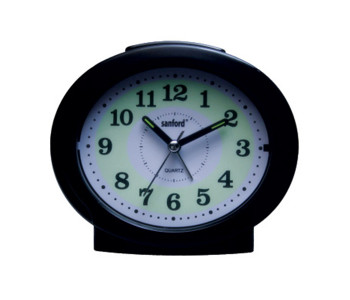 Express Delivery - Sanford SF3004ALC Black Alarm Clock with 2AA Battery - ID 26208