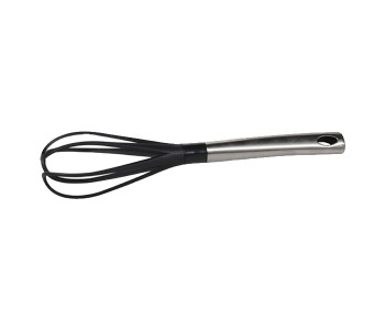 Royalford RF9485 Nylon Whisk With Steel Handle - Black & Silver in UAE