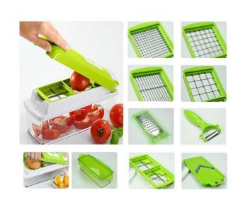 Express Delivery - Nicer Dicer Plus Multi Functional Food Slicer Green SD-221 - ID 1552