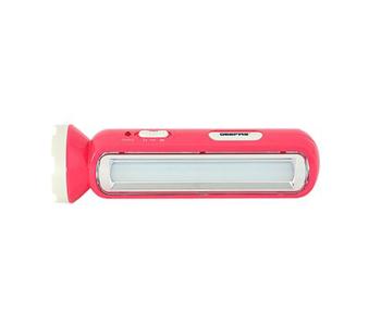 Express Delivery - Geepas GFL4663 Rechargeable LED Torch with Emergency Lantern, Red - ID 605