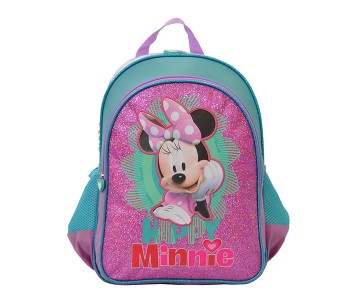 Minnie MIRR08123 15-inch Ring Ring Backpack With 2 Compartment, Pink in OMAN