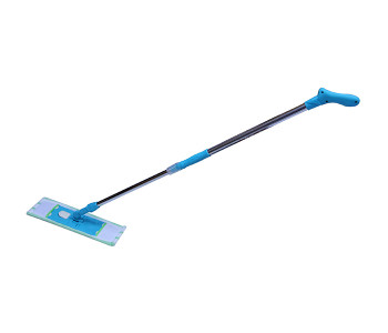 Cleano Ci-2212 Microfiber Foot Release Flat Mop, Light Blue in OMAN