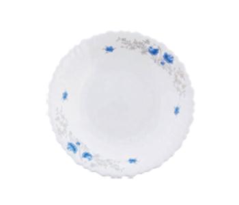 Royalford RF5681 7.5-inch Opal Ware Romantic Soup Plate - White in UAE