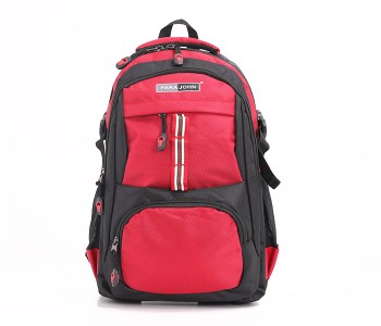 Para John PJSB6015A24 24-inch School Backpack - Red in KSA