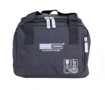 Express Delivery - Para John PJLHB9627 8.5-inch Lunch Bag - Black - ID 5131