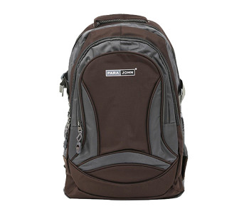 Para John PJSB6009A18-B/Z 18-inch School Backpack - Coffee in KSA