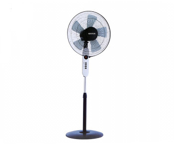 Krypton KNF6113 16-Inch Stand Fan With Remote Control - Black in UAE