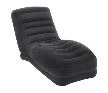 Intex ZX-68595 86 X 170 X 94CM Inflatable Mega Relaxing Lounge - Black in OMAN