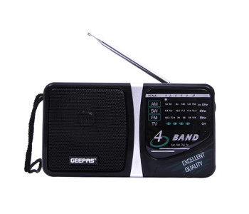 Geepas GR6821 4-Band FM/AM Radio With Earphones in UAE