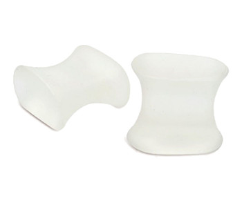 Footrite MN 7110 2 Pieces Silicon Gel Toe Protector Medium - White in KSA