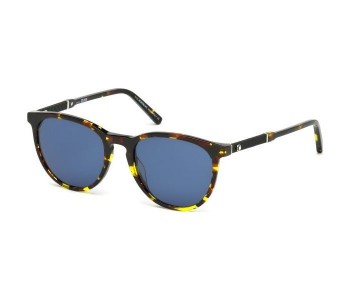 Mont Blanc MB 588S 55V Oval Havana Frame & Brown Mirrored Sunglasses For Unisex in OMAN